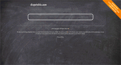 Desktop Screenshot of dispotable.com